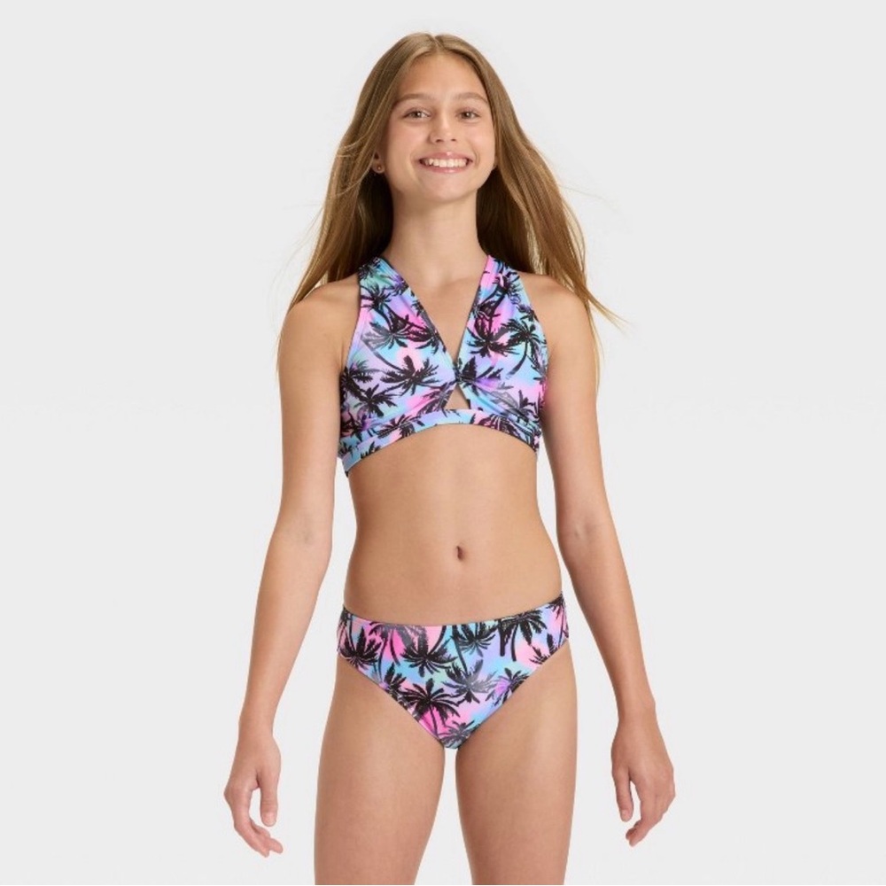 Tropical Kids Swim Set - Blue, Pink, Purple